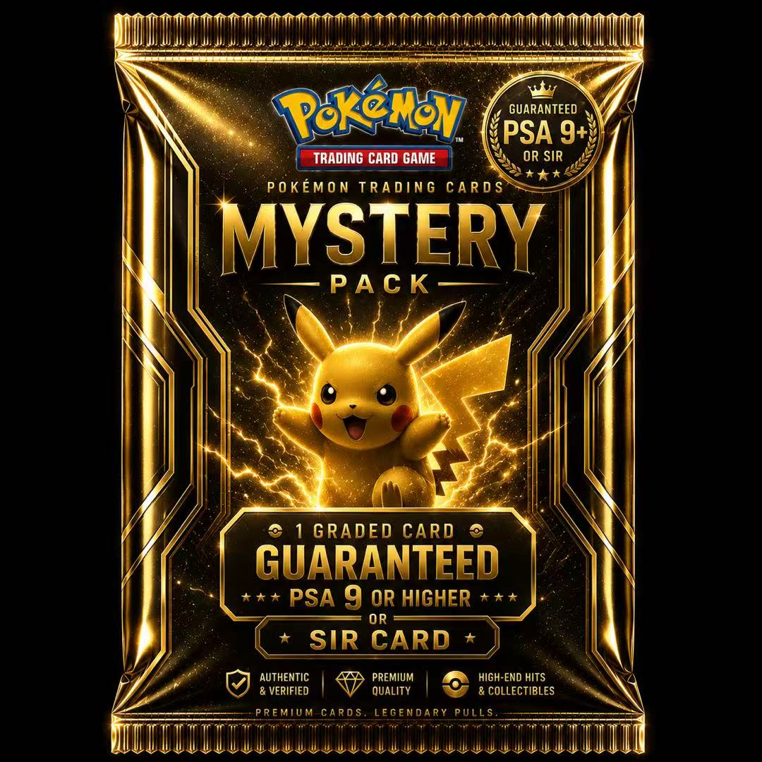 okémon Mystery Pack – Guaranteed PSA 9+ or SIR
