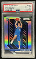Luka Dončić #280 Silver Prizm Rookie – 2018 Panini Prizm – PSA 10